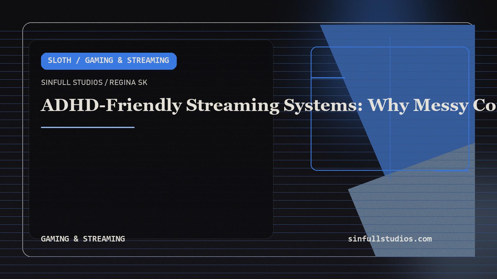ADHD-Friendly Streaming Systems: Why Messy Consistency Beats Perfect Plans