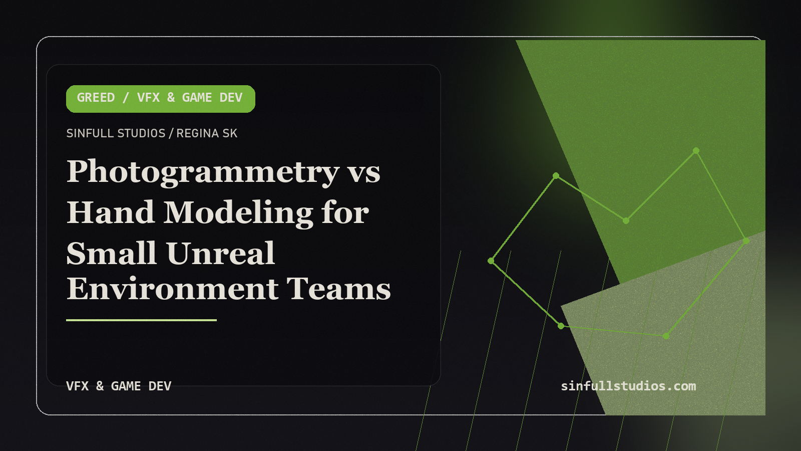 Photogrammetry vs Hand Modeling for Small Unreal Environment Teams