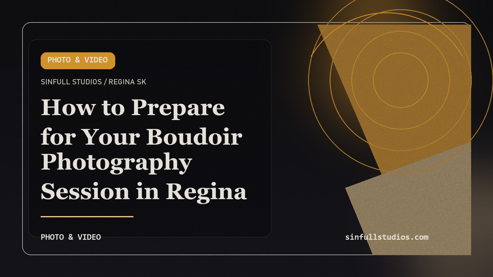 How to Prepare for Your Boudoir Photography Session in Regina
