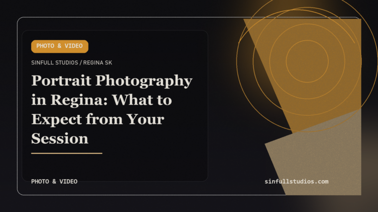 Portrait Photography in Regina: What to Expect from Your Session