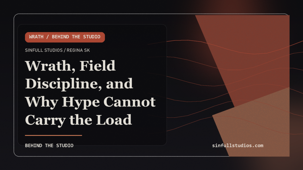 Wrath, Field Discipline, and Why Hype Cannot Carry the Load