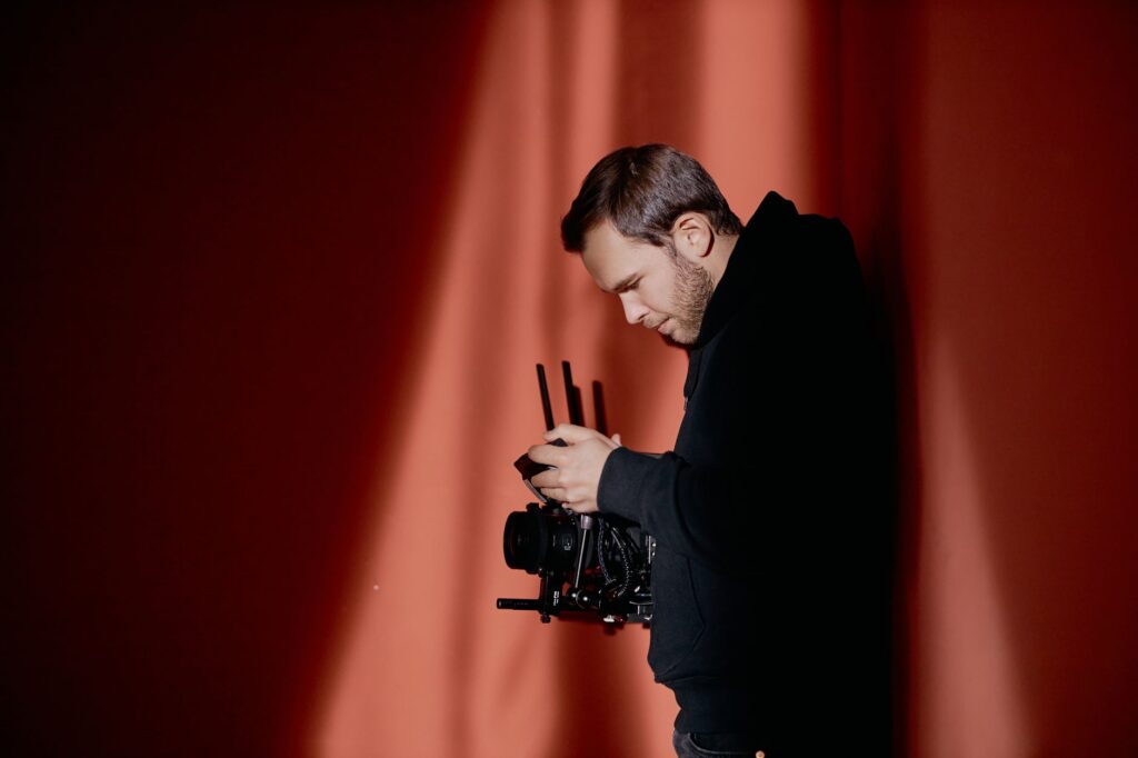 AI filmmaking production pipeline in a studio